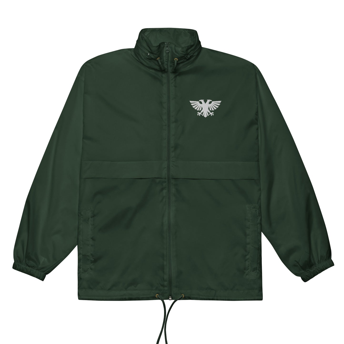 Military Green Warhammer 40K Windbreaker Jacket – Front View