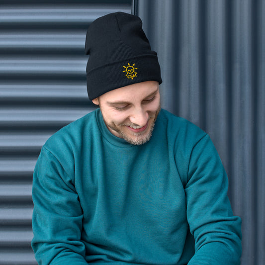 Chaos Space Marine Beanie On Model – Black