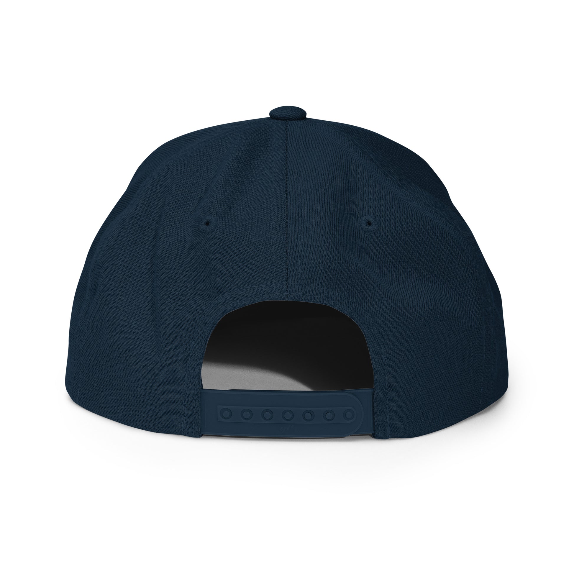 Battletech Clan Ghost Bear Snapback Hat – Navy Back View