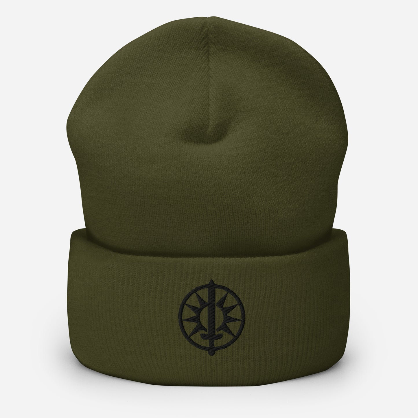 House Davion style BattleTech-inspired beanie in green, sci-fi knit hat for MechWarrior fans
