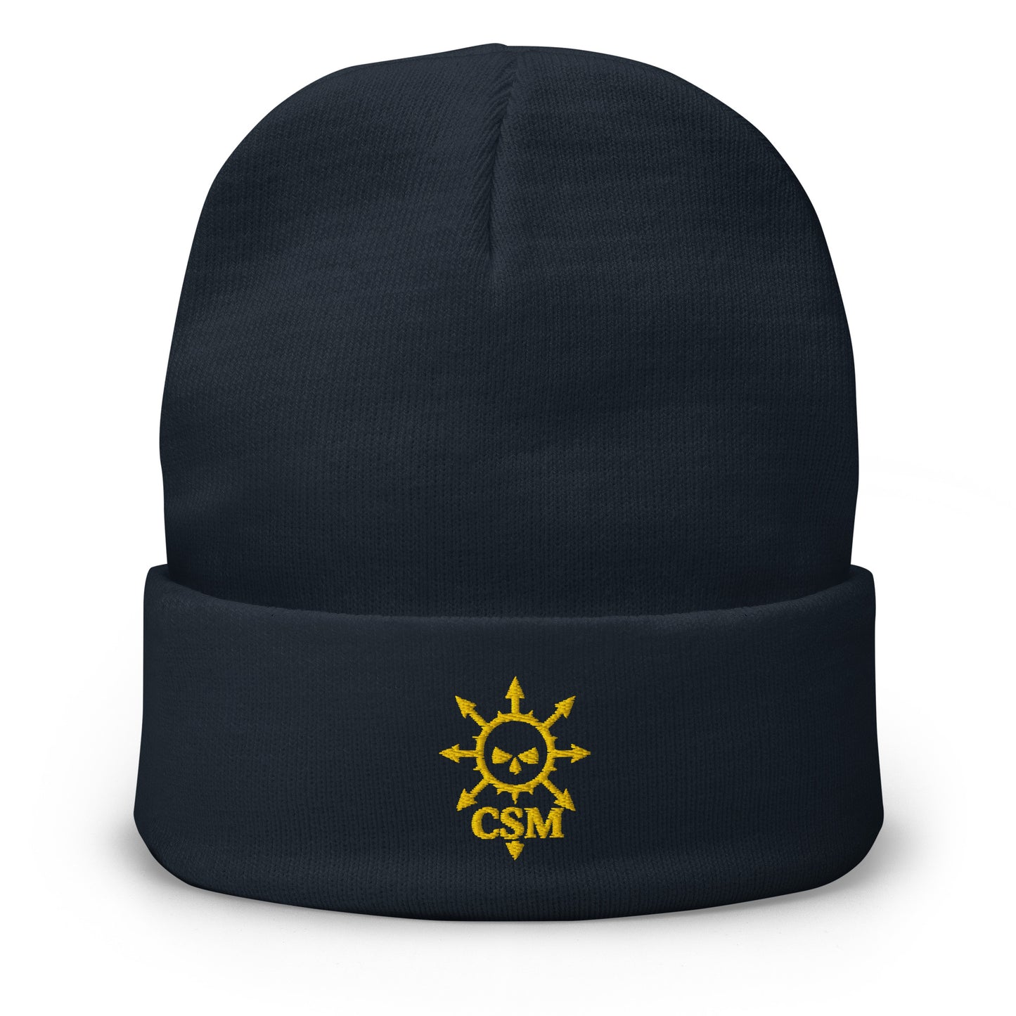 Chaos Space Marine Beanie – Black Front View