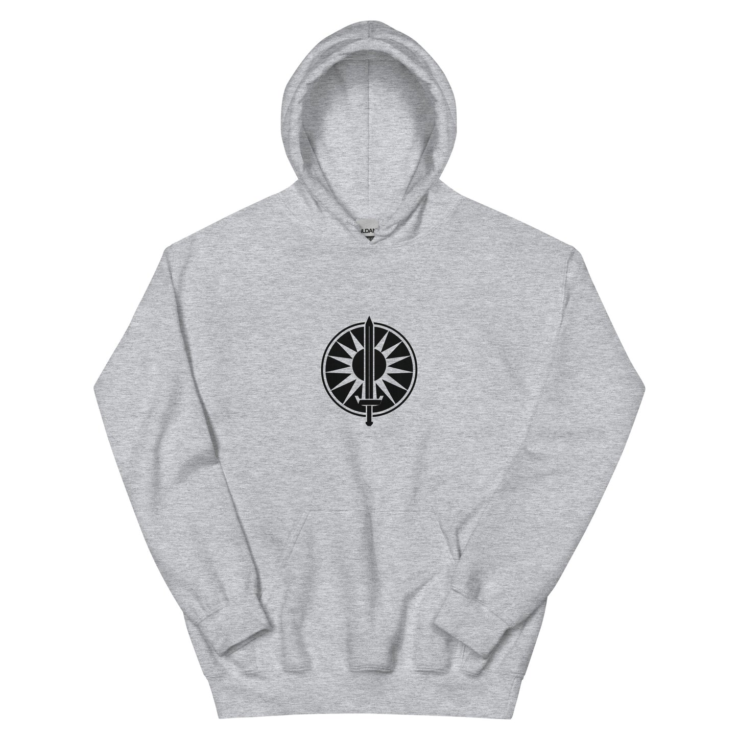 Battletech House Davion Hoodie – White Front View